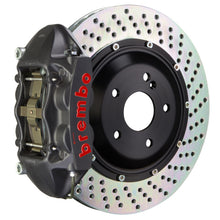 Load image into Gallery viewer, Brembo 06-08 RS4 Rear GTS BBK 4 Piston Cast 380x28 2pc Rotor Drilled-Black HA