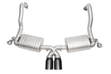 Load image into Gallery viewer, SOUL 15-16 Porsche 981 GT4 / Spyder Valved Exhaust - Slash Cut Satin Black Tips
