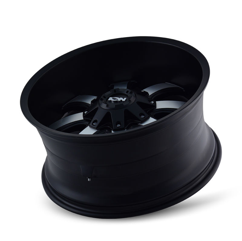 ION Type 189 18x10 / 5x127 BP / -19mm Offset / 87mm Hub Satin Black/Machined Face Wheel