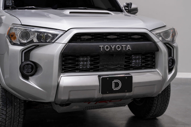 Diode Dynamics 14-23 Toyota 4Runner SS5 Stealth Grille LED 2-Pod Kit - Yellow Pro Combo