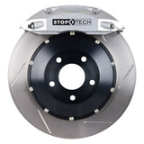 StopTech 95-99 BMW M3 (E36) BBK Rear ST-40 Silver Calipers 332x32 Slotted Rotors