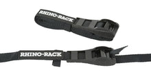 Load image into Gallery viewer, Rhino-Rack Rapid Tie Down Straps w/Buckle Protector - 3.5m/11.5ft - Pair - Black