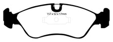 Load image into Gallery viewer, EBC 99-02 Daewoo Lanos 1.6 Chassis -447433 Yellowstuff Front Brake Pads