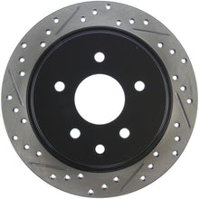 Load image into Gallery viewer, StopTech 02-09 Nissan Altima / 04-08 Maxima SportStop Slotted &amp; Drilled Rear Right Rotor