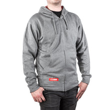 Load image into Gallery viewer, Cobb Grey Zippered Hoodie - Size Large