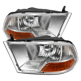xTune Dodge Ram 1500 09-12 ( Non Quad Headlights ) Crystal Headlights Chrome HD-JH-DR09-AM-C