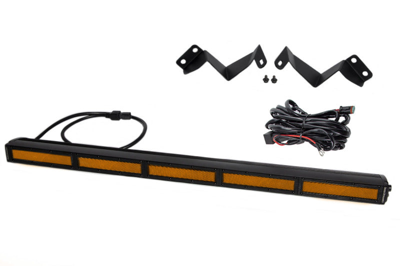 Diode Dynamics 16-21 Toyota Tacoma SS30 Stealth Lightbar Kit - Amber Flood