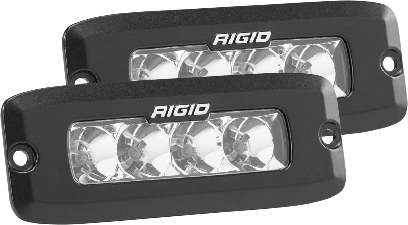 Rigid Industries SRQ - Flood -White - Flush Mount - Set of 2