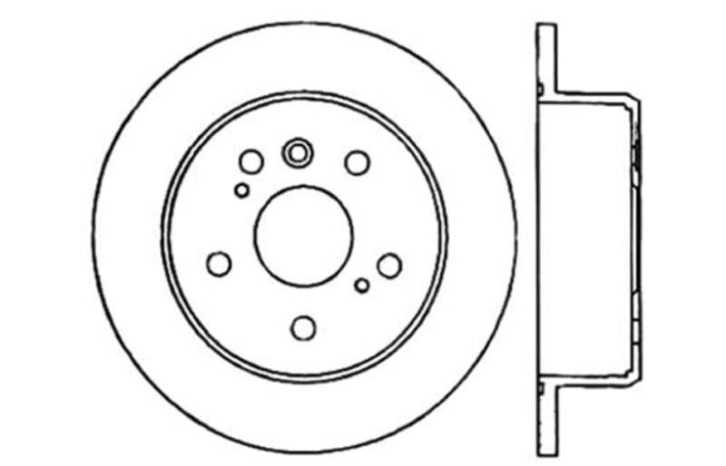StopTech Drilled Sport Brake Rotor