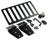 Kentrol 07-18 Jeep Wrangler JK Hood Kit Without Hood Catch - Powdercoat Black