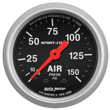 Load image into Gallery viewer, Autometer Sport Comp 52mm Mechanical Air Pressure Gauge