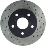 StopTech 99-04 Jeep Grand Cherokee Front Left Slotted & Drilled Rotor