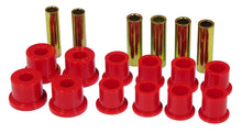 Load image into Gallery viewer, Prothane 82-96 Ford Rear Spring &amp; Shackle Bushings - Red