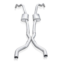 Load image into Gallery viewer, Stainless Works 62-67 Chevy Nova 3in Catback w/ X-Pipe Turbo Chambered Mufflers 3in Cores