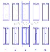 Load image into Gallery viewer, King Engine Bearings Ford 260CI/289CI/302 5.0L Windsor Coated Crankshaft Main Bearing Set