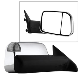 xTune Dodge Ram 1500 09-12 Extendable Heated Adjust Mirror Chrome Housing Right MIR-DRAM10-PW-R