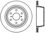 StopTech 07-18 Cadillac Escalade SportStop Slotted & Drilled Rear Left Cryo Rotor