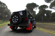 Load image into Gallery viewer, Rally Armor 18-24 Jeep JL Wrangler Red UR Mud Flap w/Black Logo