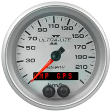 Load image into Gallery viewer, Autometer Ultra-Lite II 3-3/8in. 225KM/H (GPS) Speedometer Gauge