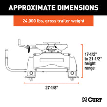 Load image into Gallery viewer, Curt Q24 5th Wheel Hitch w/Roller