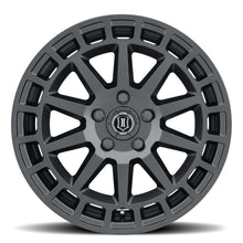 Load image into Gallery viewer, ICON Journey 17x8.5 5x108 38mm Offset 6in BS Satin Black Wheel