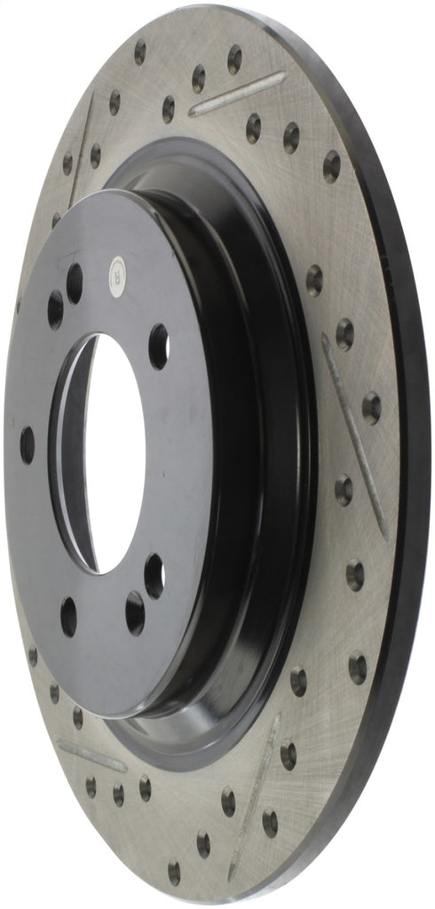 StopTech 13-18 Kia Optima SportStop Slotted & Drilled Rear Right Rotor