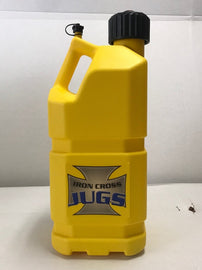Iron Cross 5 Gallon Utility Jug - Yellow - 4 Pack