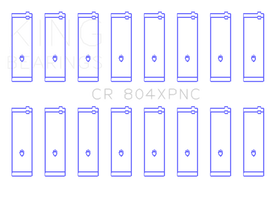 King Engine Bearings Ford 260CI / 289CI / 302CI 5.0L Windsor Coated Performance Rod Bearing Set