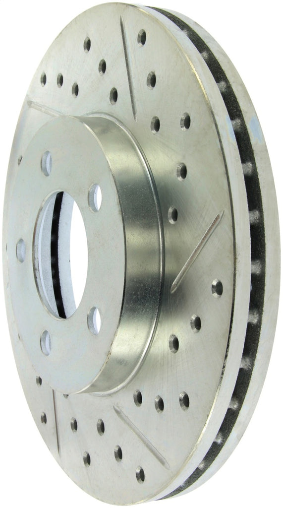 StopTech Select Sport 94-00 Ford Taurus / 94-95 Taurus SHO Slotted and Drilled Left Front Rotor