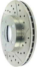 Load image into Gallery viewer, StopTech Select Sport 94-00 Ford Taurus / 94-95 Taurus SHO Slotted and Drilled Left Front Rotor