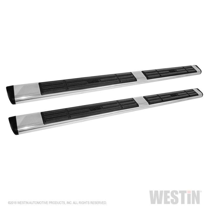 Westin Premier 6 in Oval Side Bar - Stainless Steel 85 in - Stainless Steel