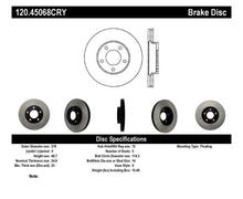 Load image into Gallery viewer, Stoptech Performance Brake Rotor CRYO