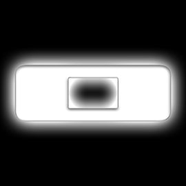 ORACLE Lighting Universal Illuminated LED Letter Badges - Matte Wht Surface Finish - O