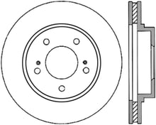 Load image into Gallery viewer, StopTech 01-07 Toyota Highlander Cryo Sport Slotted Vented Front Left Rotor