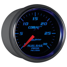 Load image into Gallery viewer, Autometer Cobalt 52mm 0-30,000 PSI F/S Electronic Diesel Fuel Rail Pressure Gauge (Cummins 5.9L)