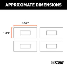 Load image into Gallery viewer, Curt 5th Wheel Rail Sound Dampening Pads (Packaged)