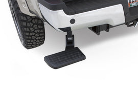 AMP Research 17-22 Ford F-250/350/450 SprDty (450 w/No Vib. Damp Installed) Driv. Side BedStep - Blk - GTR Auto