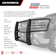 Load image into Gallery viewer, Go Rhino 19-20 Chevrolet Silverado 1500 3000 Extreme Series StepGuard - Textured Black - GTR Auto