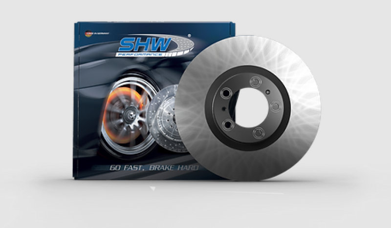 SHW 02-04 Audi A6 3.0L Front Smooth Monobloc Brake Rotor