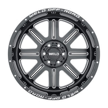 Load image into Gallery viewer, Weld Off-Road W103 22X12 Chasm 8X180 ET-44 BS4.75 Gloss Black MIL 124.3