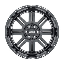 Load image into Gallery viewer, Weld Off-Road W103 22X10 Chasm 6X135 6X139.7 ET-18 BS4.75 Gloss Black MIL 106.1