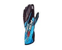 Load image into Gallery viewer, OMP KS-2 Art Gloves Black/Cyan - Size Xxs