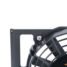 Load image into Gallery viewer, Mishimoto Universal 10in. Heavy-Duty Oil Cooler Fan Shroud - Micro Wrinkle Black