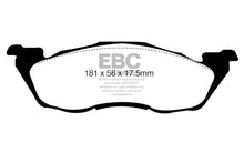 Load image into Gallery viewer, EBC 97-98 Dodge Dakota 2WD 2.5 Greenstuff Front Brake Pads