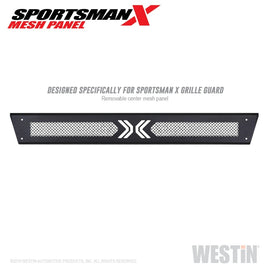 Westin 2005-2020 Chevrolet/Nissan/Toyota Sportsman X Mesh Panel (Textured Black) - GTR Auto