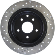 Load image into Gallery viewer, StopTech 02-09 Nissan Altima / 04-08 Maxima SportStop Slotted &amp; Drilled Rear Left Rotor