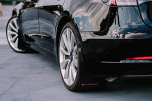 Load image into Gallery viewer, Rally Armor 17-22 Tesla Model 3 Black UR Mud Flap - Metallic Black Logo