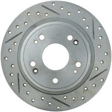 Load image into Gallery viewer, StopTech Select Sport Drilled &amp; Slotted Rotor - Rear Left