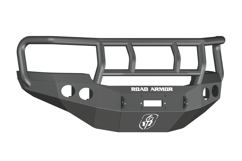 Road Armor 11-14 GMC 2500 Stealth Front Winch Bumper w/Titan II Guard - Tex Blk