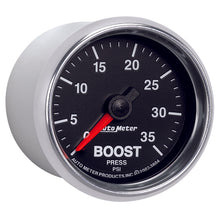 Load image into Gallery viewer, AutoMeter GS 2 1/16 inch 35PSI Mechanical Boost Gauge